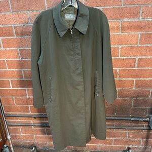 Allegri Olive Green Trench Coat